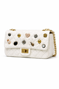 A quilted  shoulder bag