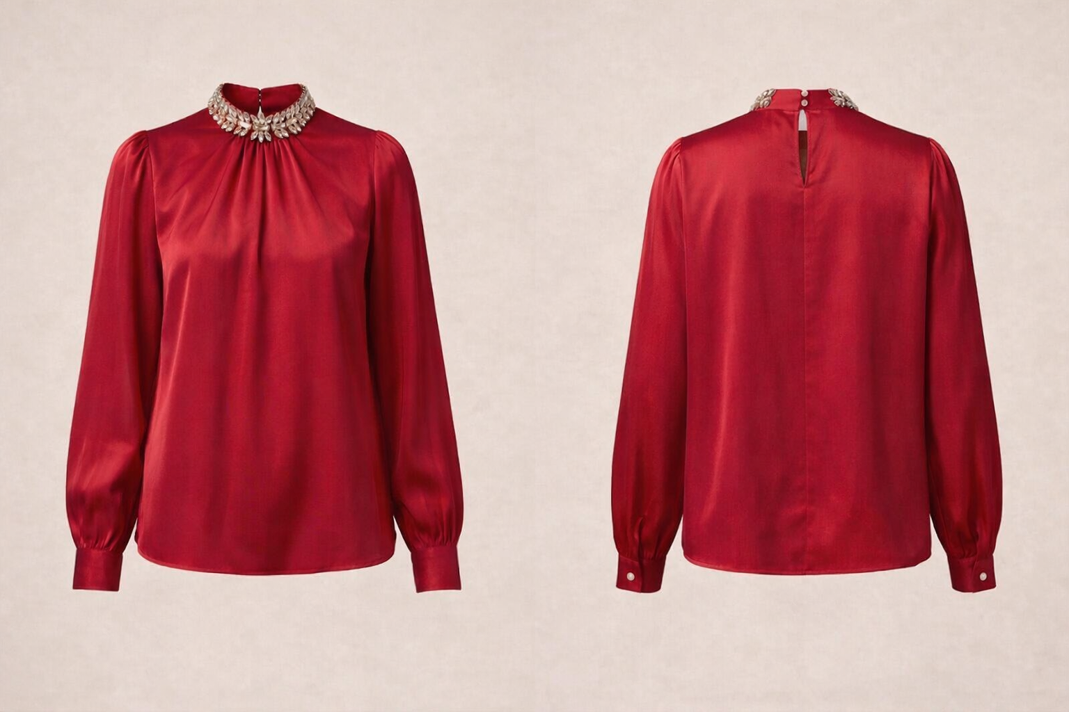 Satin blouse