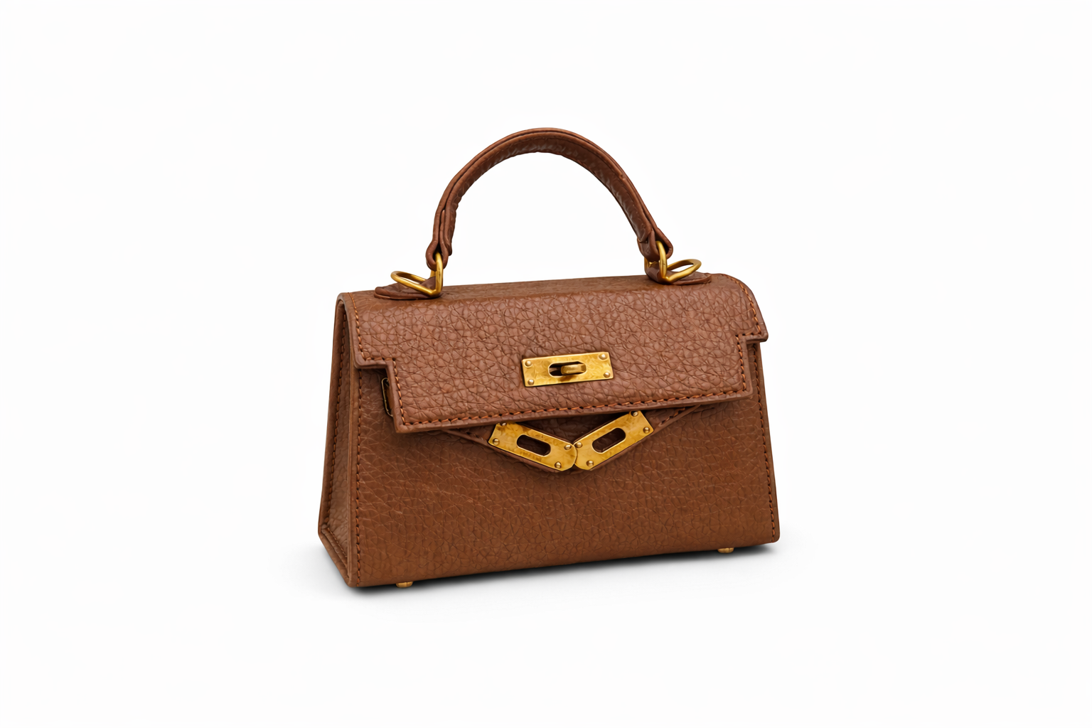 A mini Kelli leather handbag