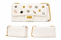 A quilted  shoulder bag
