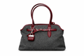 Brown canvas and leather Handbag
