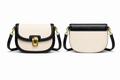 A mini beige handbag