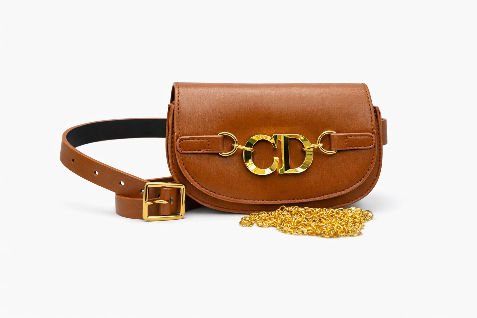 A sleek mini belt bag