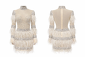 Glamorous nude mini dress