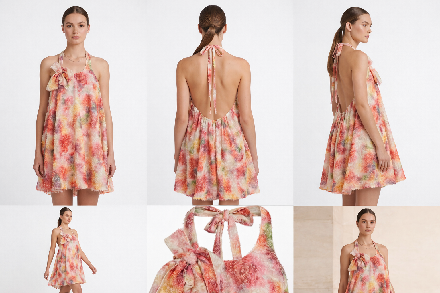 Floral print A-line Dress