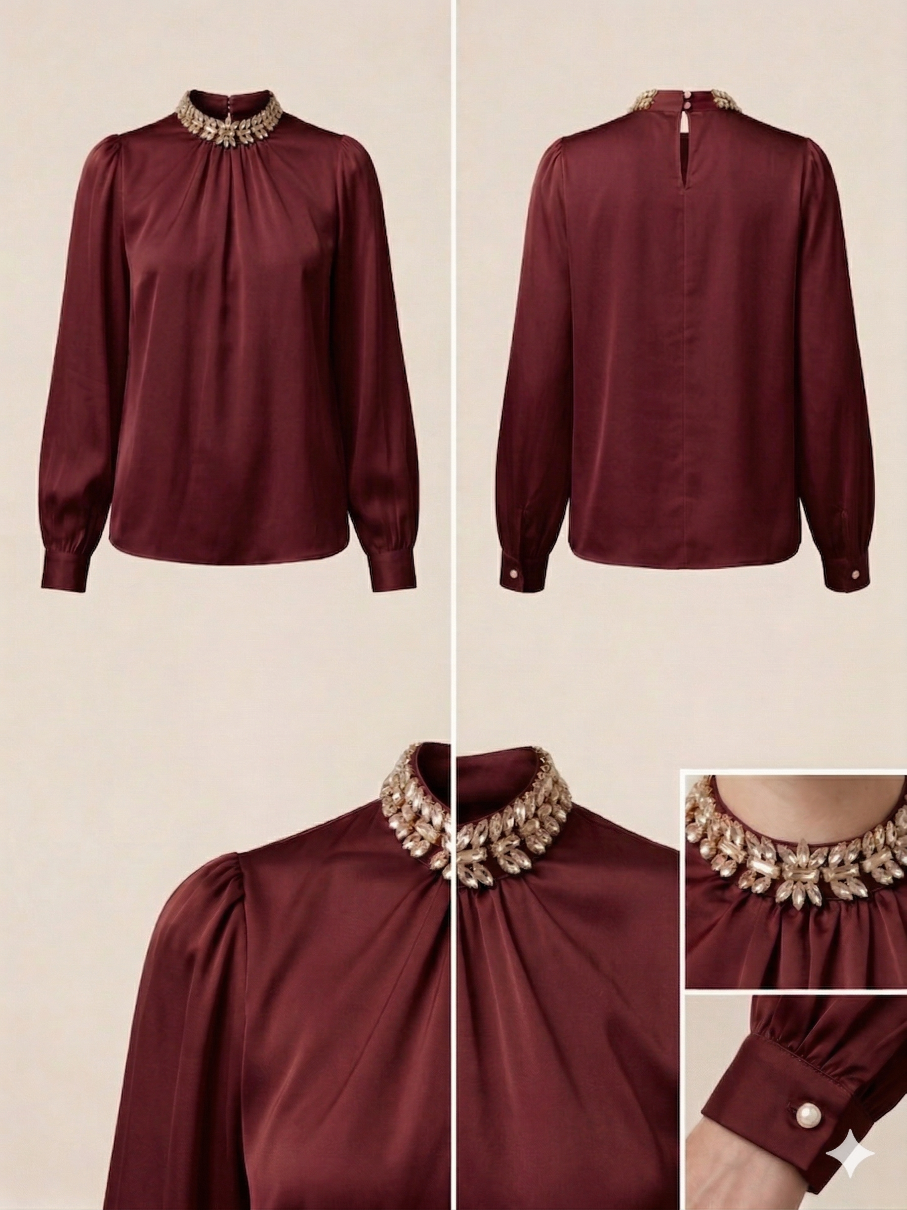 Satin blouse