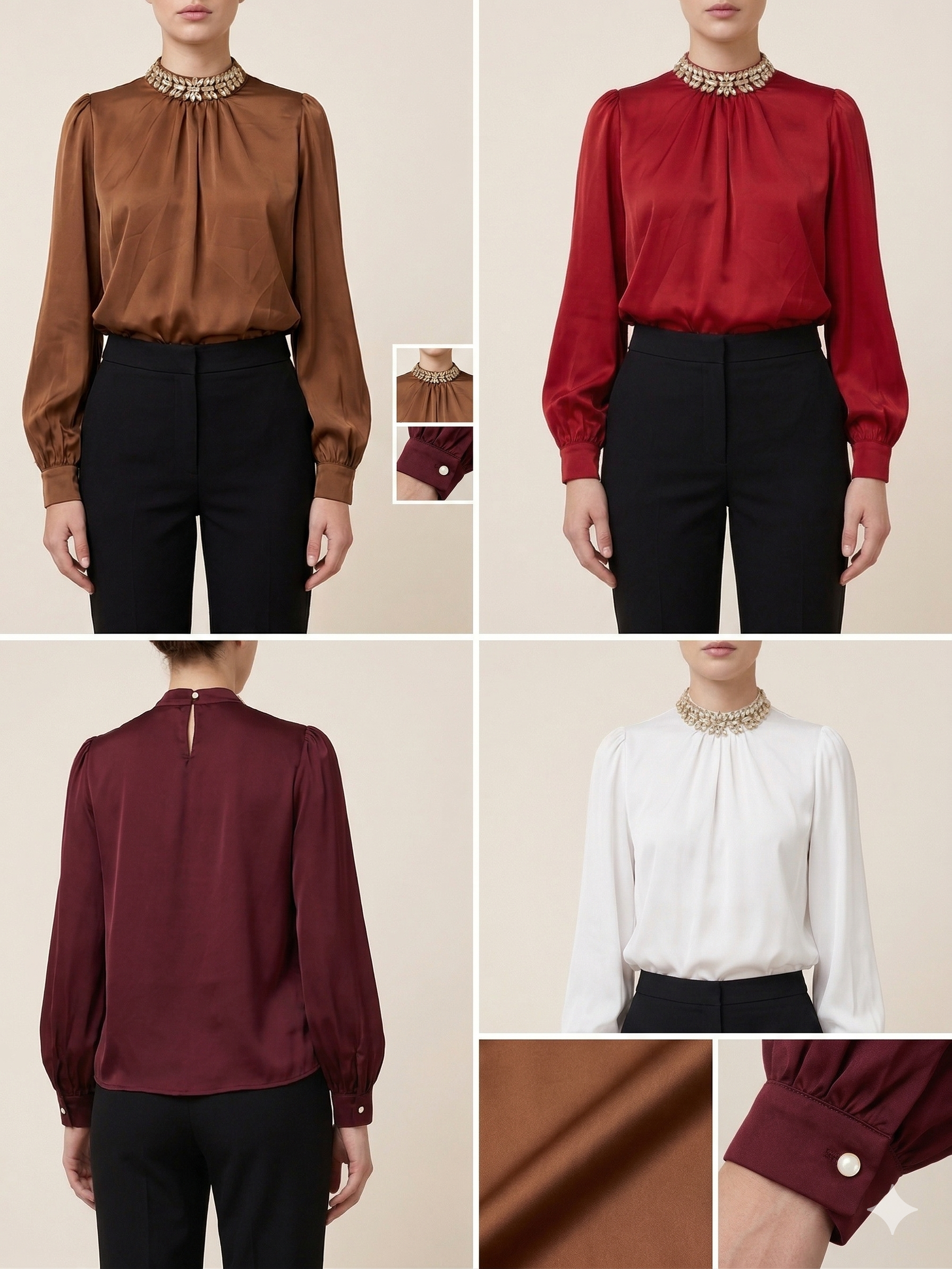 Satin blouse