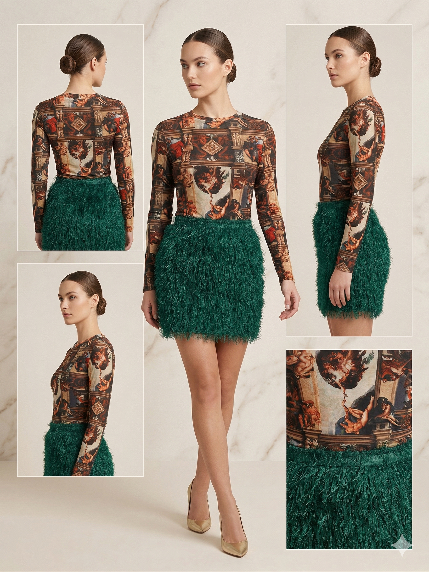 Tops and skirts