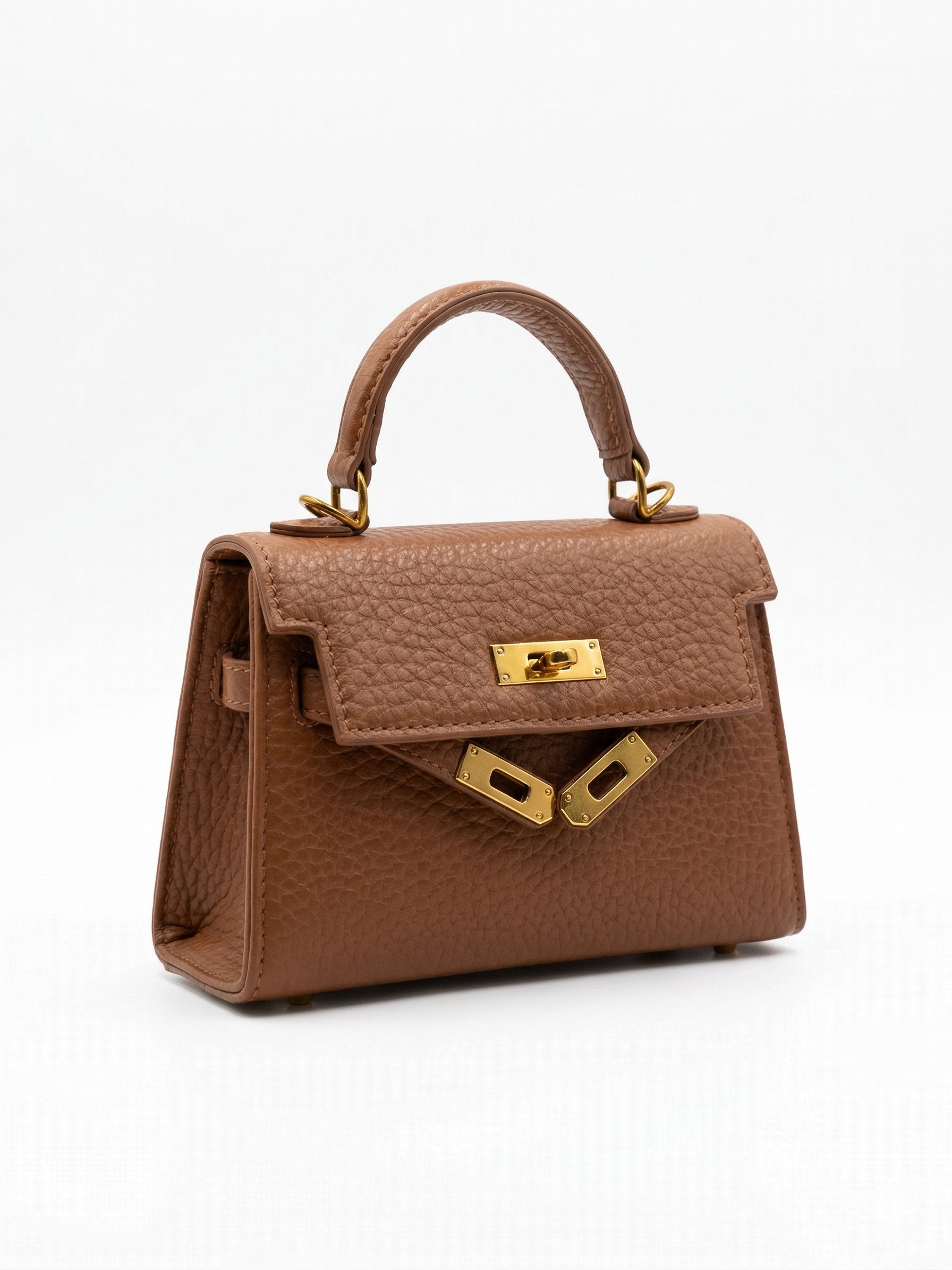 A mini Kelli leather handbag