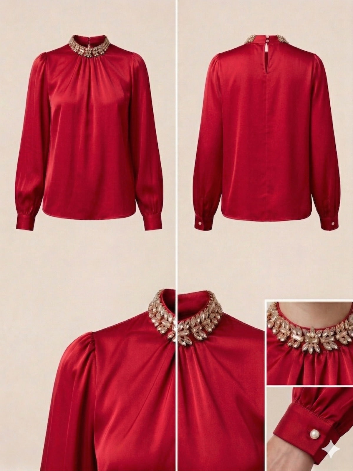 Satin blouse